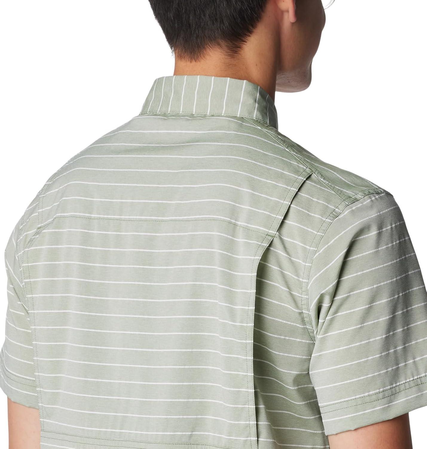 imageColumbia Mens Twisted Creek II Short Sleeve ShirtCanteen Horizontal Twisted Creek