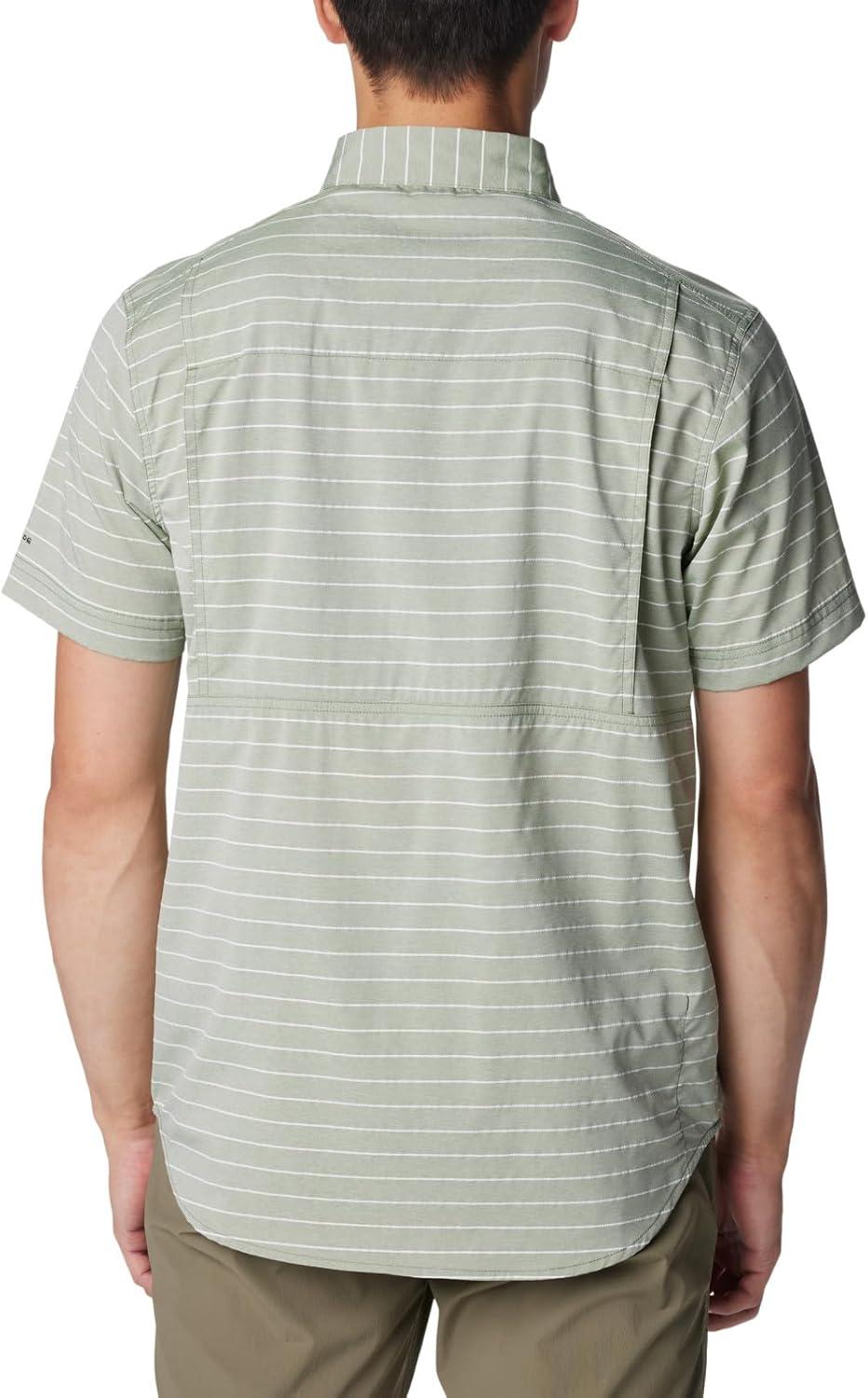 imageColumbia Mens Twisted Creek II Short Sleeve ShirtCanteen Horizontal Twisted Creek