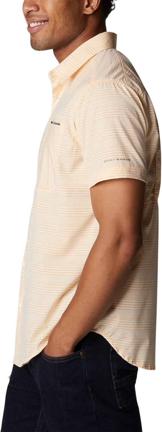 imageColumbia Mens Twisted Creek II Short Sleeve ShirtMango Wave Crest Stripe