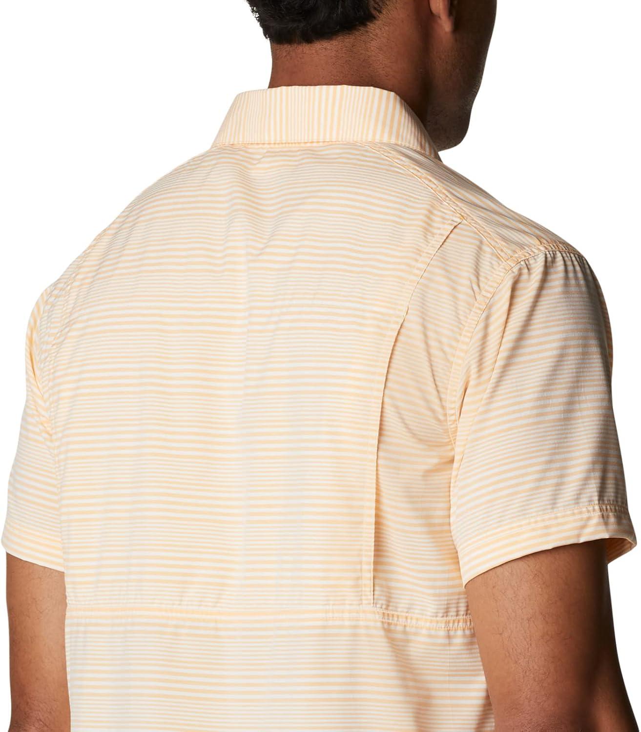 imageColumbia Mens Twisted Creek II Short Sleeve ShirtMango Wave Crest Stripe