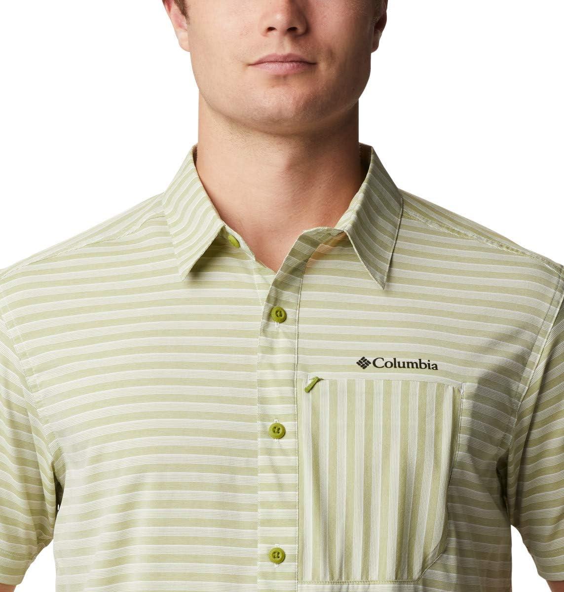imageColumbia Mens Twisted Creek II Short Sleeve ShirtMatcha