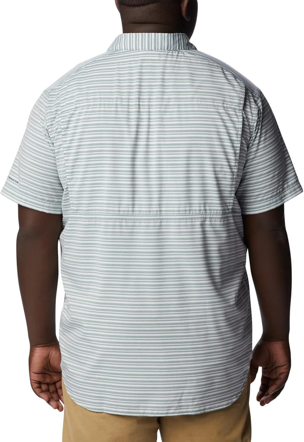 imageColumbia Mens Twisted Creek II Short Sleeve ShirtMetal Basic Stripe