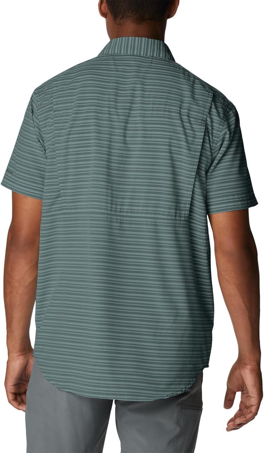 imageColumbia Mens Twisted Creek II Short Sleeve ShirtMetal Basic Stripe