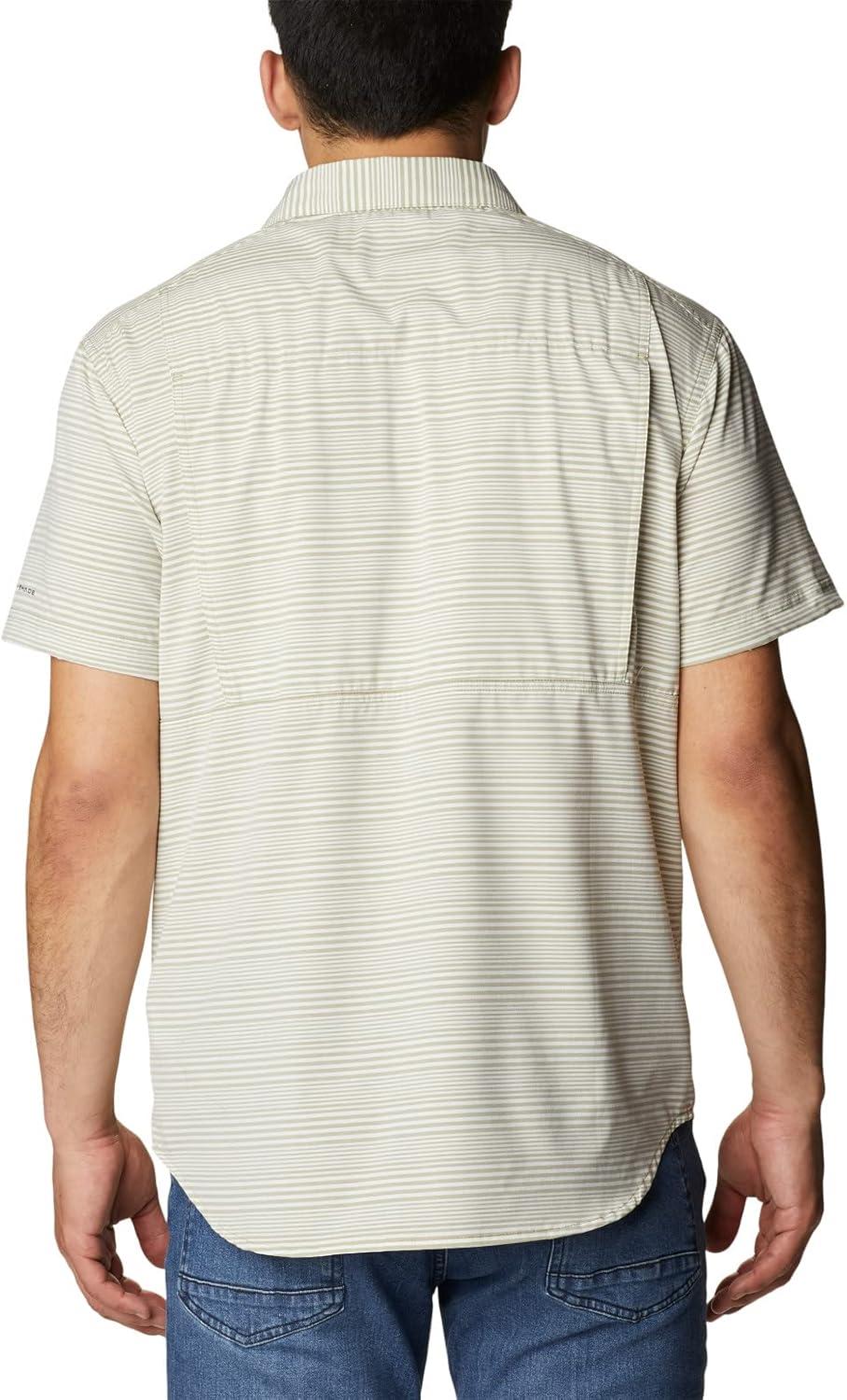 imageColumbia Mens Twisted Creek II Short Sleeve ShirtSavory Wave Crest Stripe
