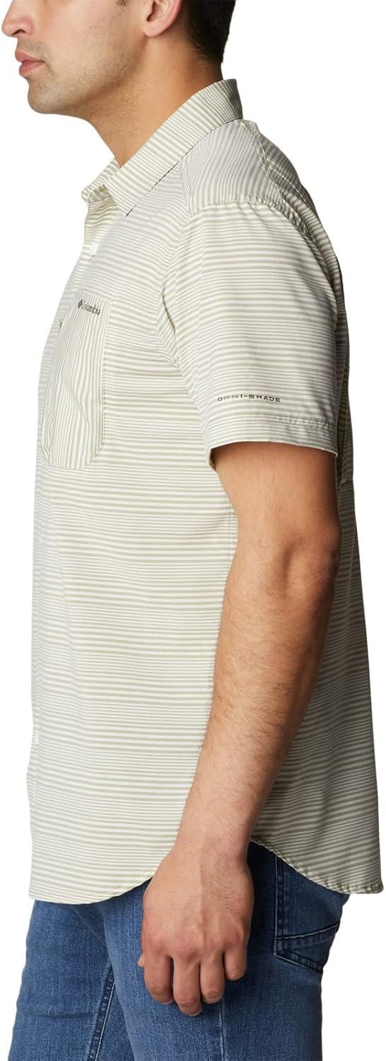 imageColumbia Mens Twisted Creek II Short Sleeve ShirtSavory Wave Crest Stripe