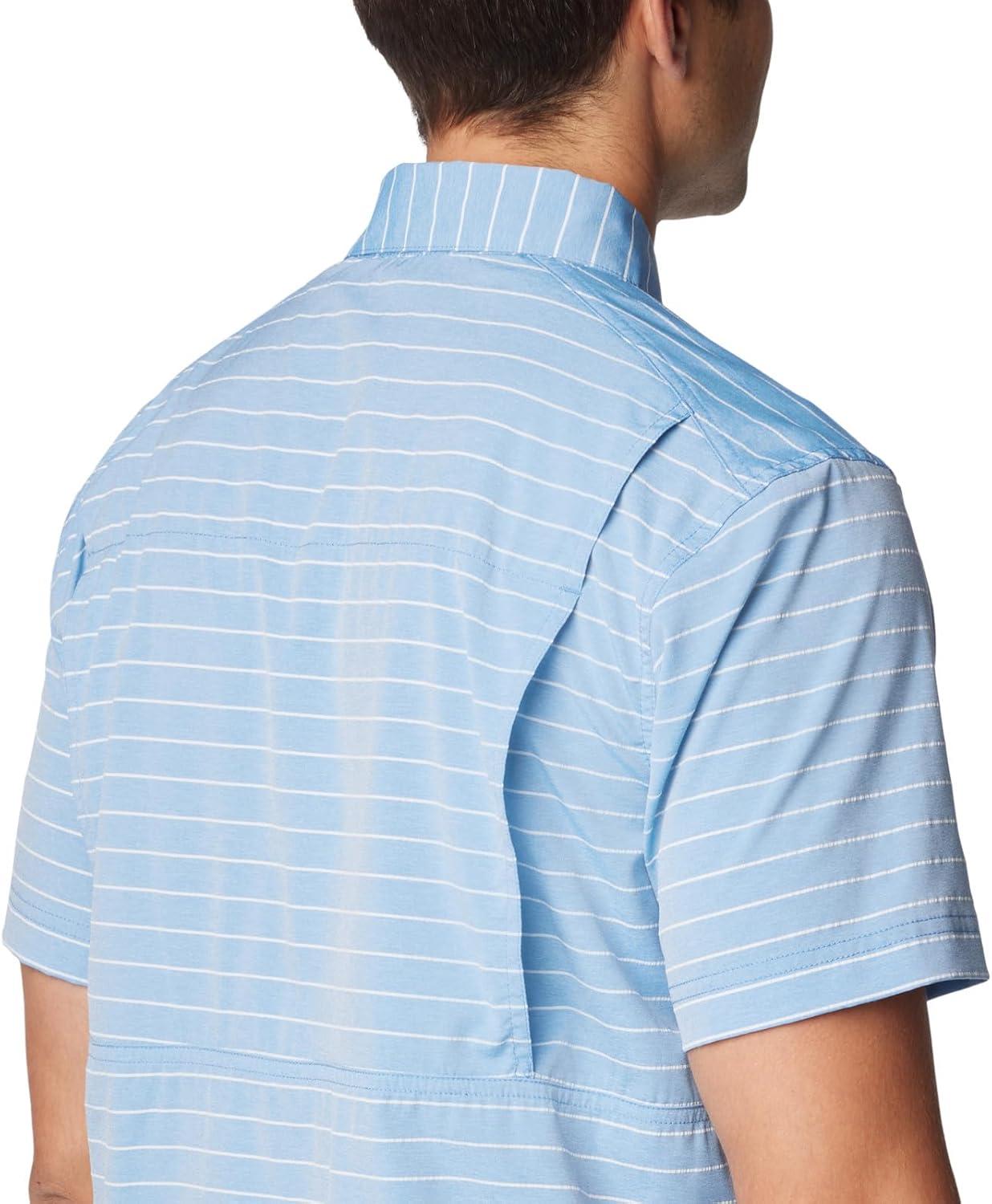 imageColumbia Mens Twisted Creek II Short Sleeve ShirtSkyler Horizontal Twisted Creek
