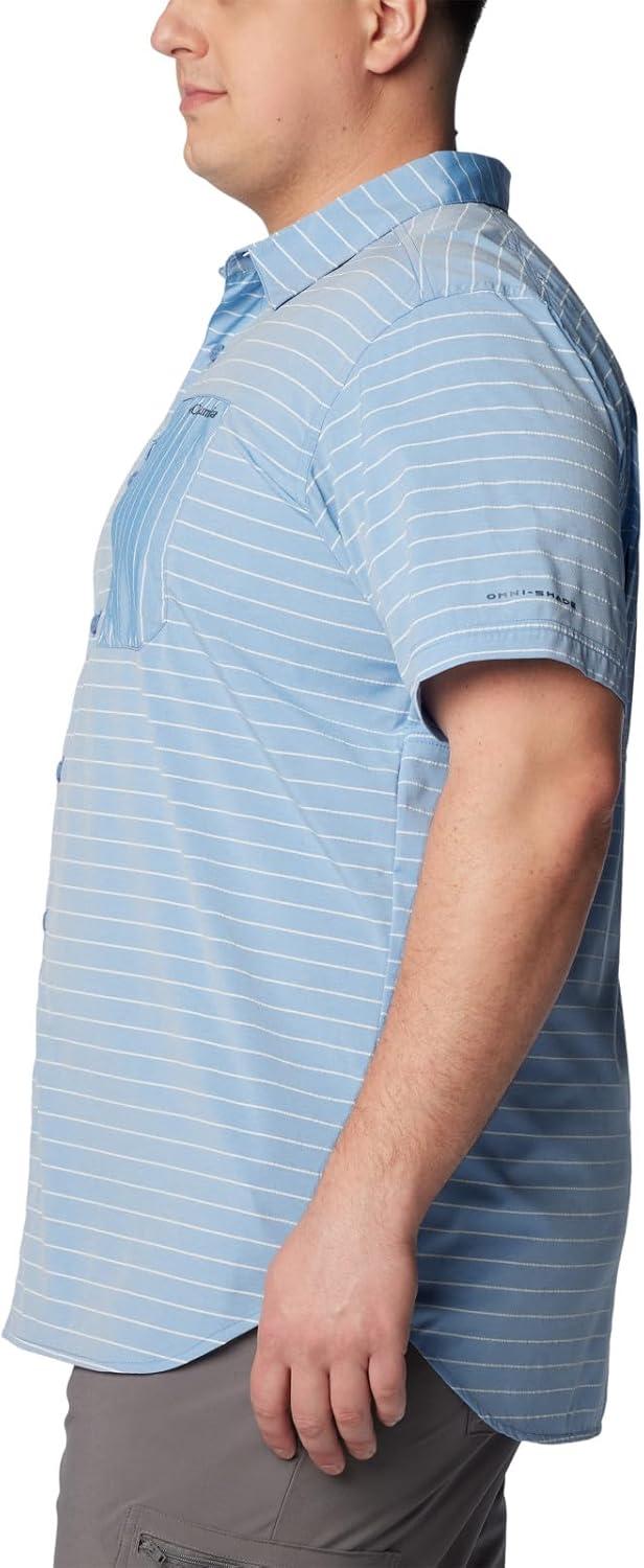 imageColumbia Mens Twisted Creek II Short Sleeve ShirtSkyler Horizontal Twisted Creek