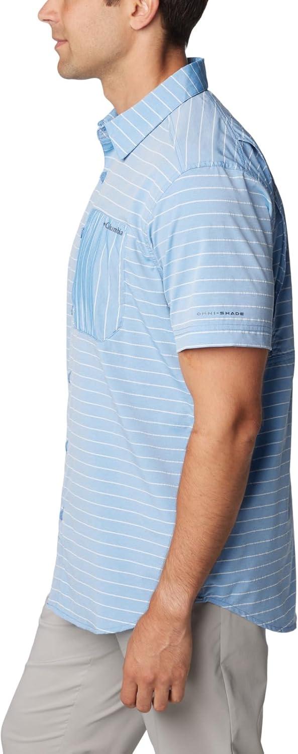 imageColumbia Mens Twisted Creek II Short Sleeve ShirtSkyler Horizontal Twisted Creek
