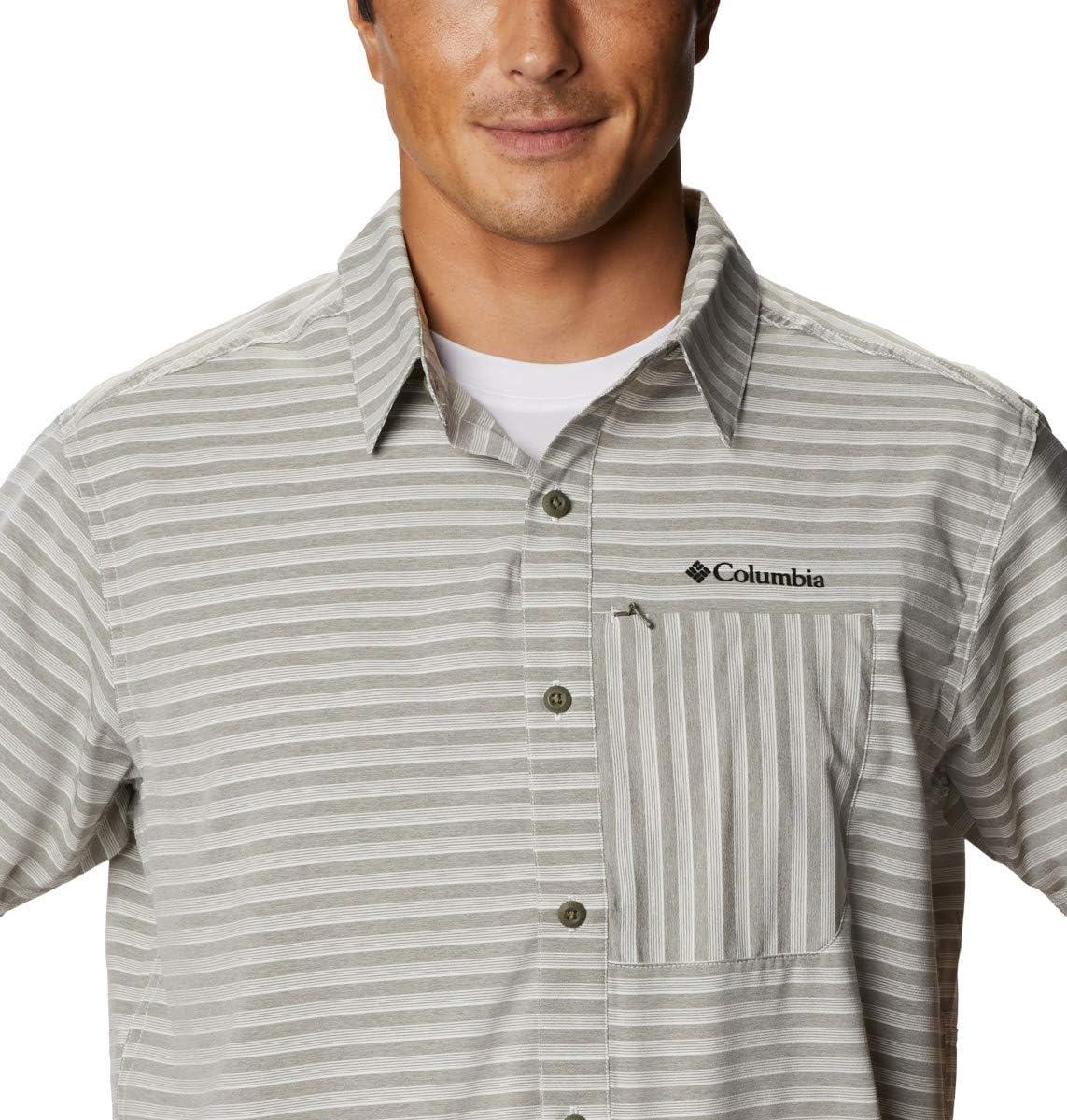 imageColumbia Mens Twisted Creek II Short Sleeve ShirtStone Green