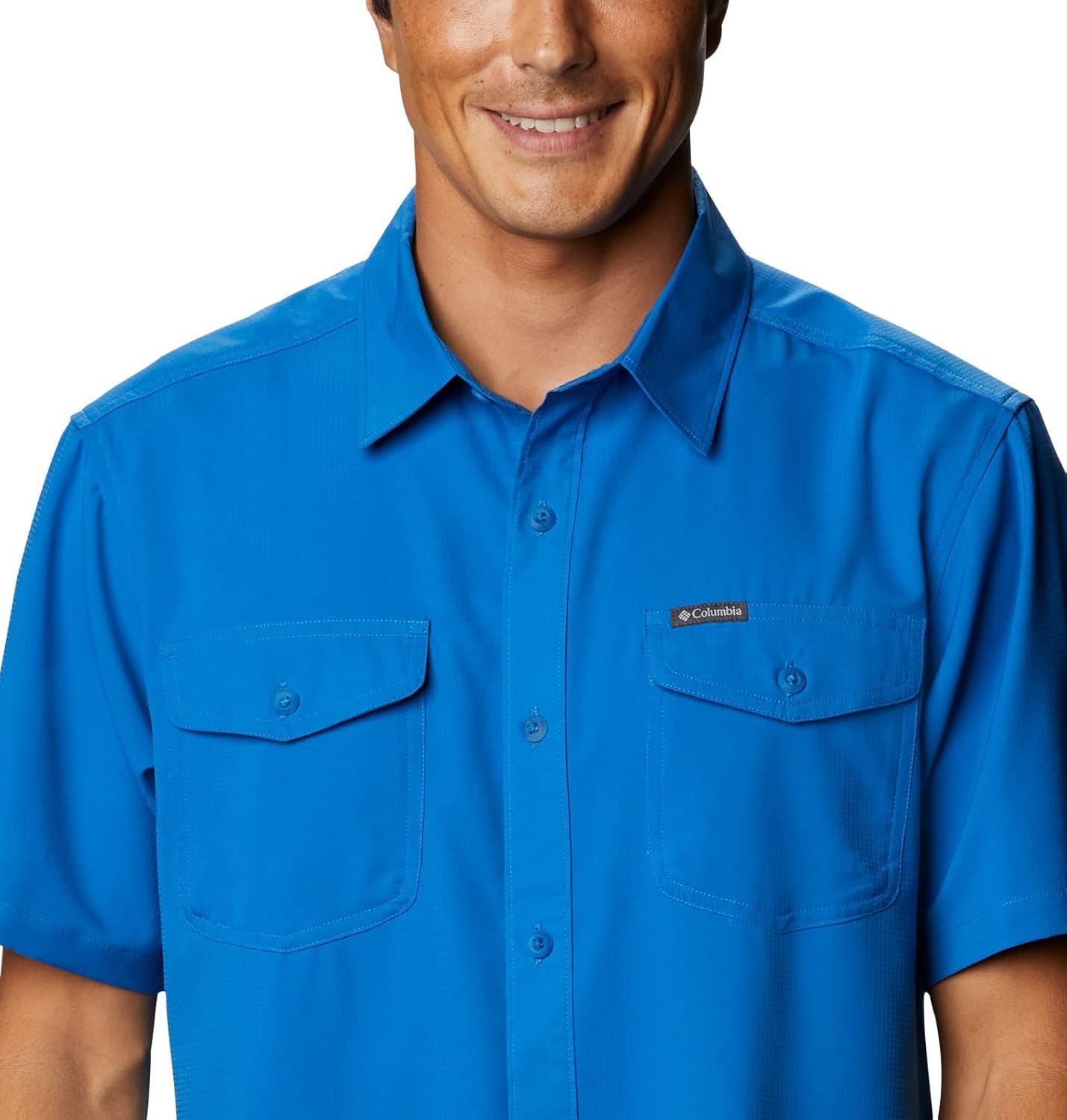 imageColumbia Mens Utilizer Ii Solid Short Sleeve ShirtAzure Blue