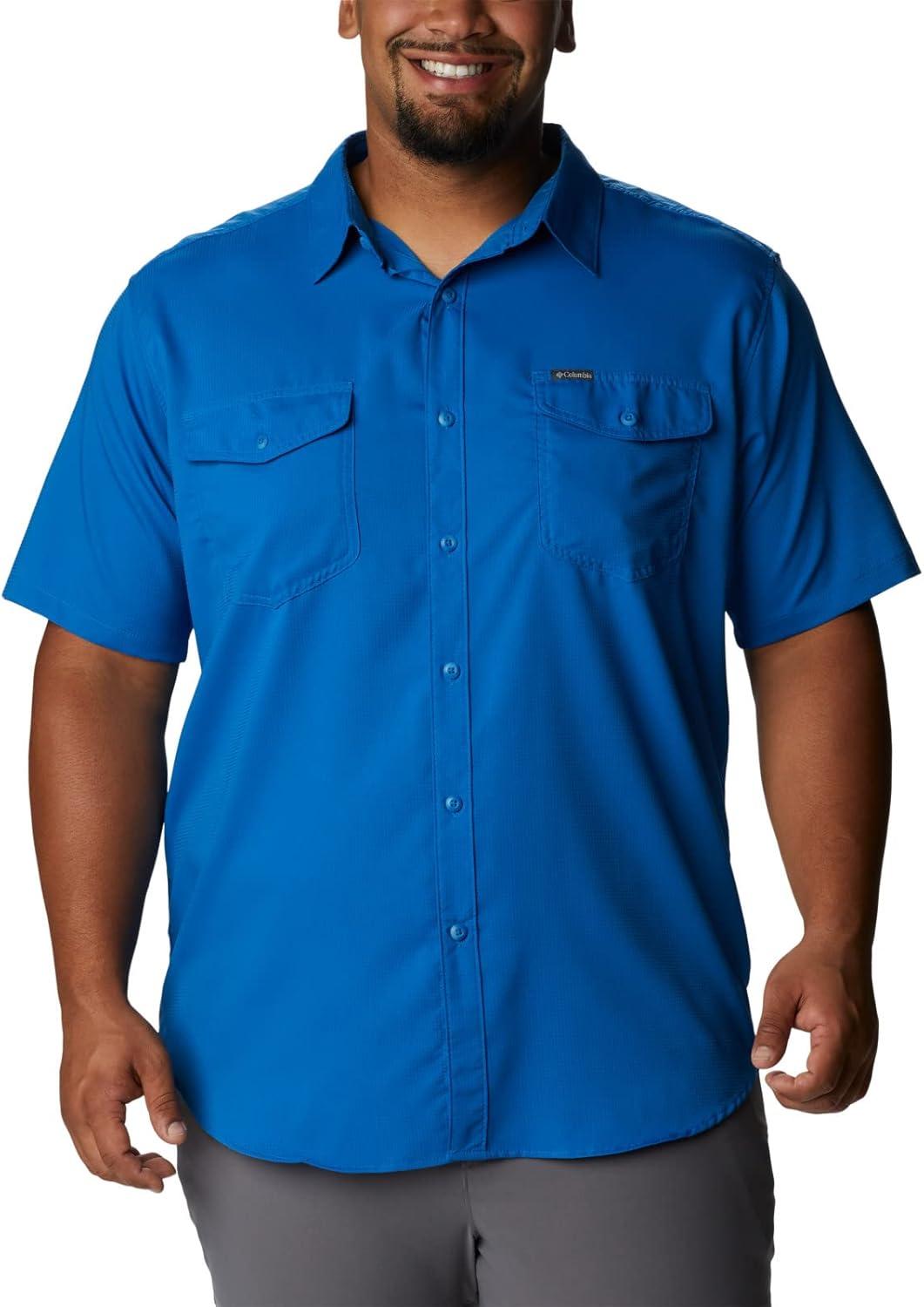 imageColumbia Mens Utilizer Ii Solid Short Sleeve ShirtAzure Blue