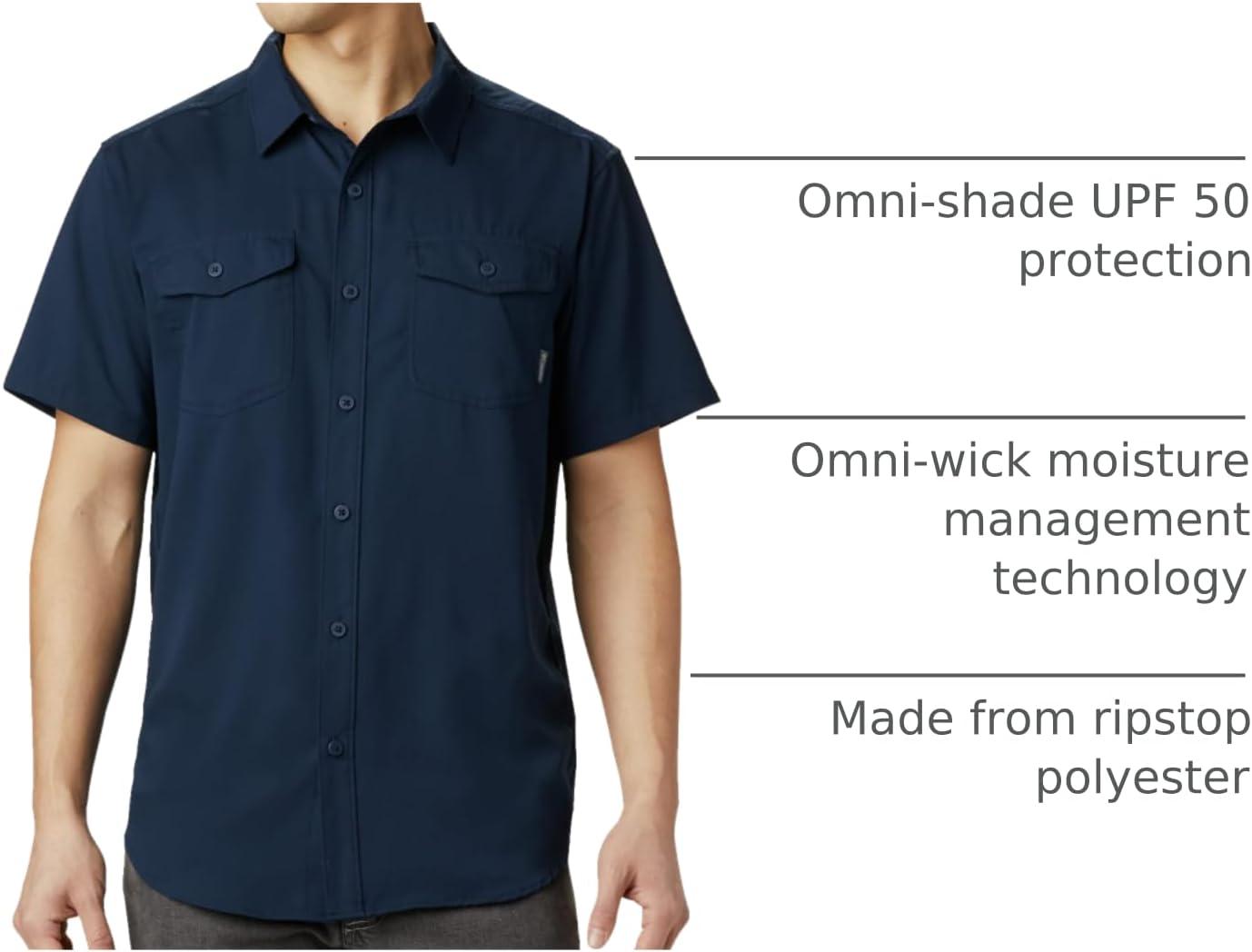 imageColumbia Mens Utilizer Ii Solid Short Sleeve ShirtBright Indigo