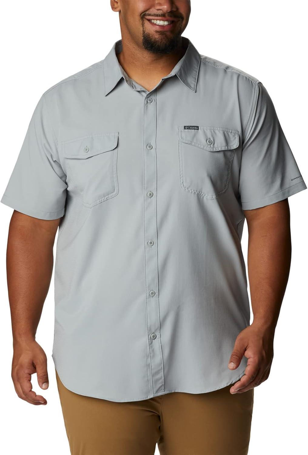 imageColumbia Mens Utilizer Ii Solid Short Sleeve ShirtColumbia Grey