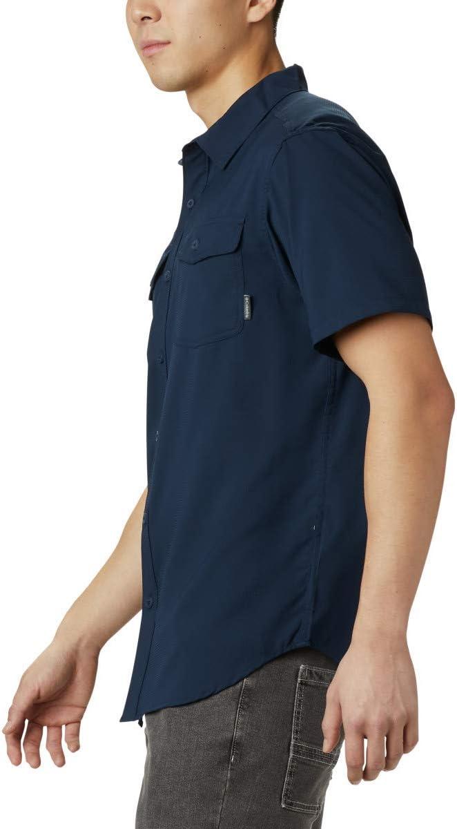 imageColumbia Mens Utilizer Ii Solid Short Sleeve ShirtGray and Black Charcoal Heather