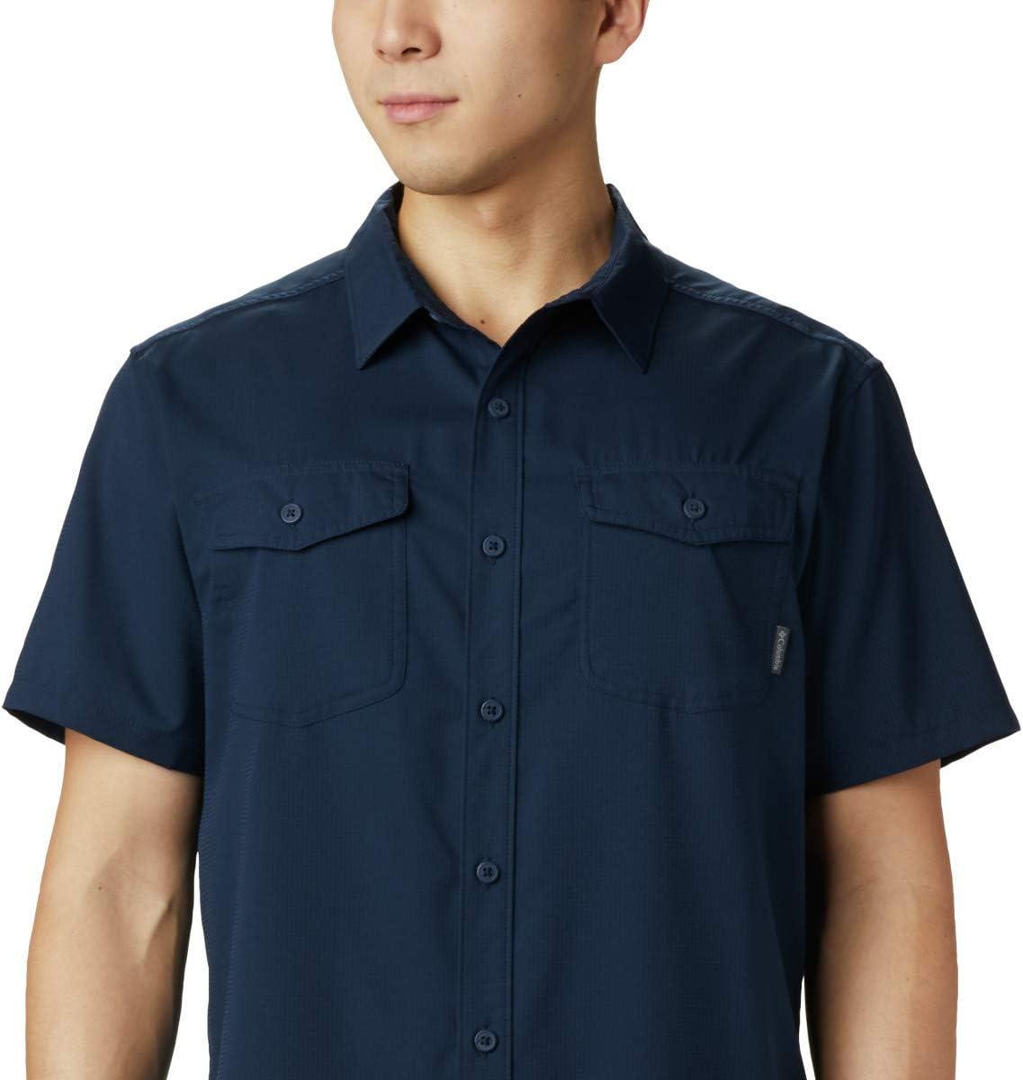 imageColumbia Mens Utilizer Ii Solid Short Sleeve ShirtGray and Black Charcoal Heather