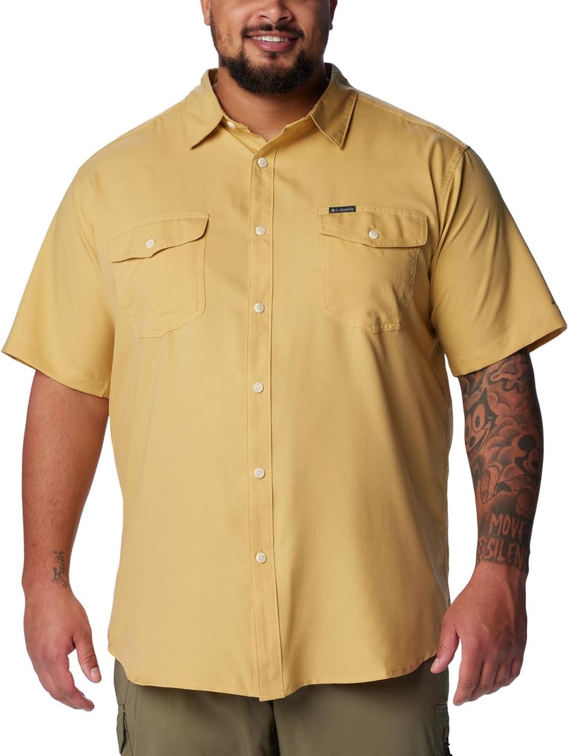 imageColumbia Mens Utilizer Ii Solid Short Sleeve ShirtLight Camel