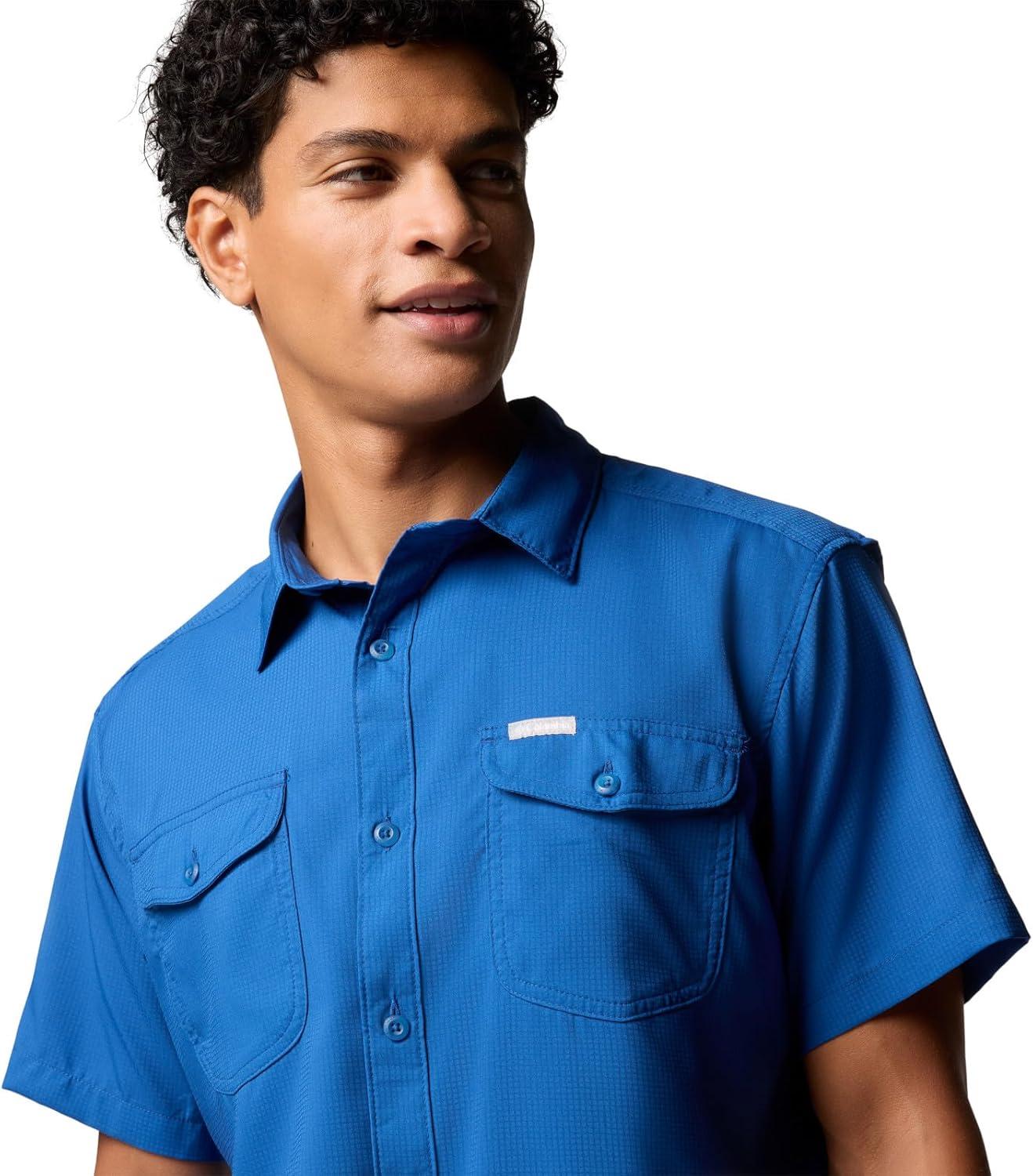 imageColumbia Mens Utilizer Ii Solid Short Sleeve ShirtMountain Blue