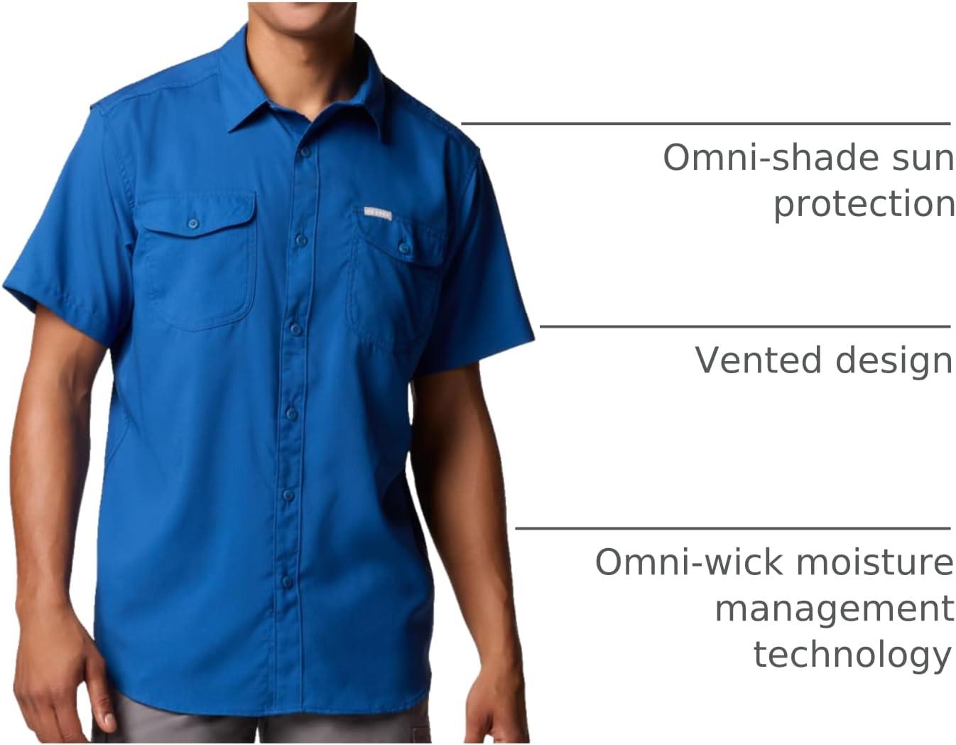imageColumbia Mens Utilizer Ii Solid Short Sleeve ShirtMountain Blue