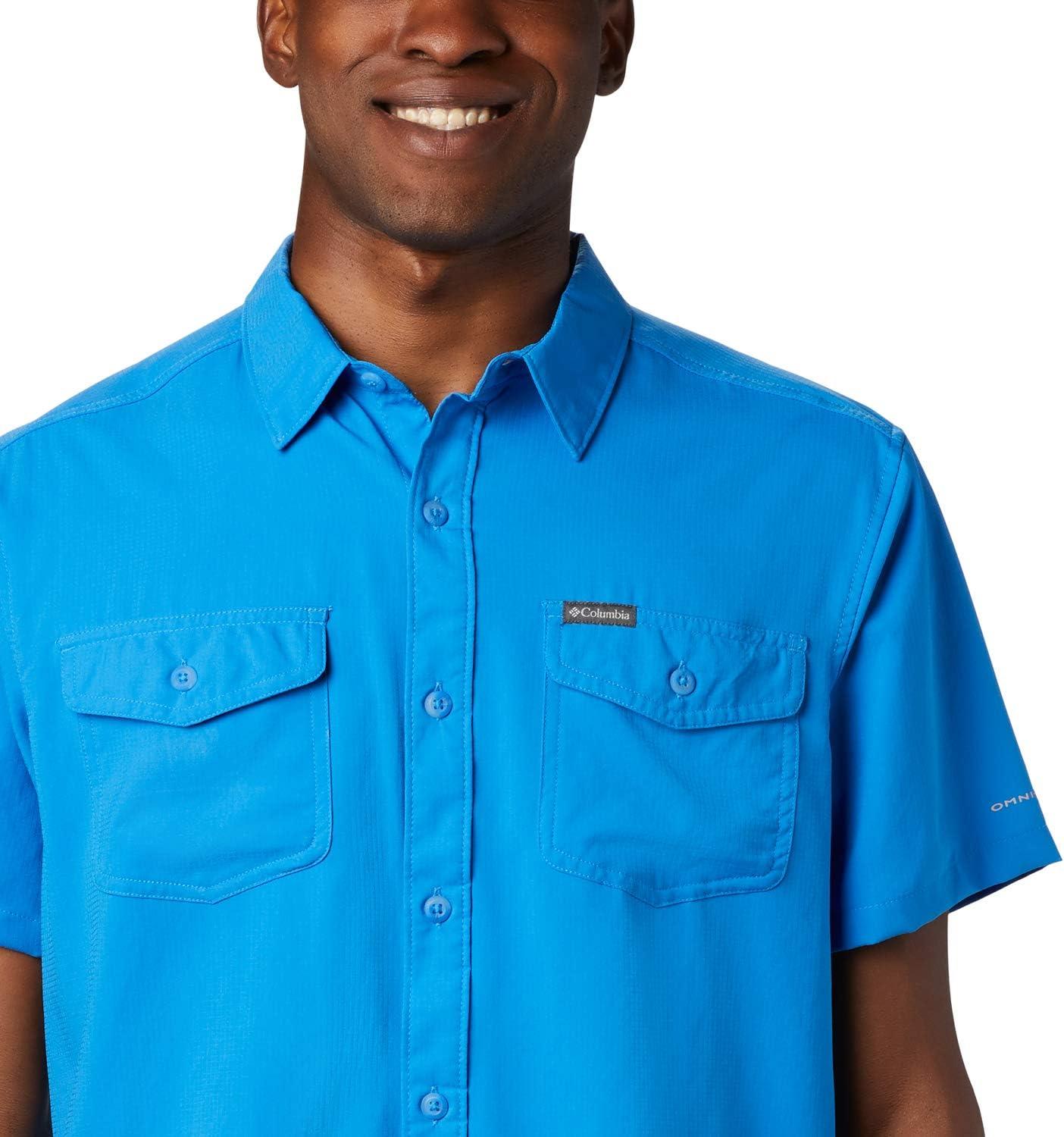 imageColumbia Mens Utilizer Ii Solid Short Sleeve ShirtNew Azure Blue