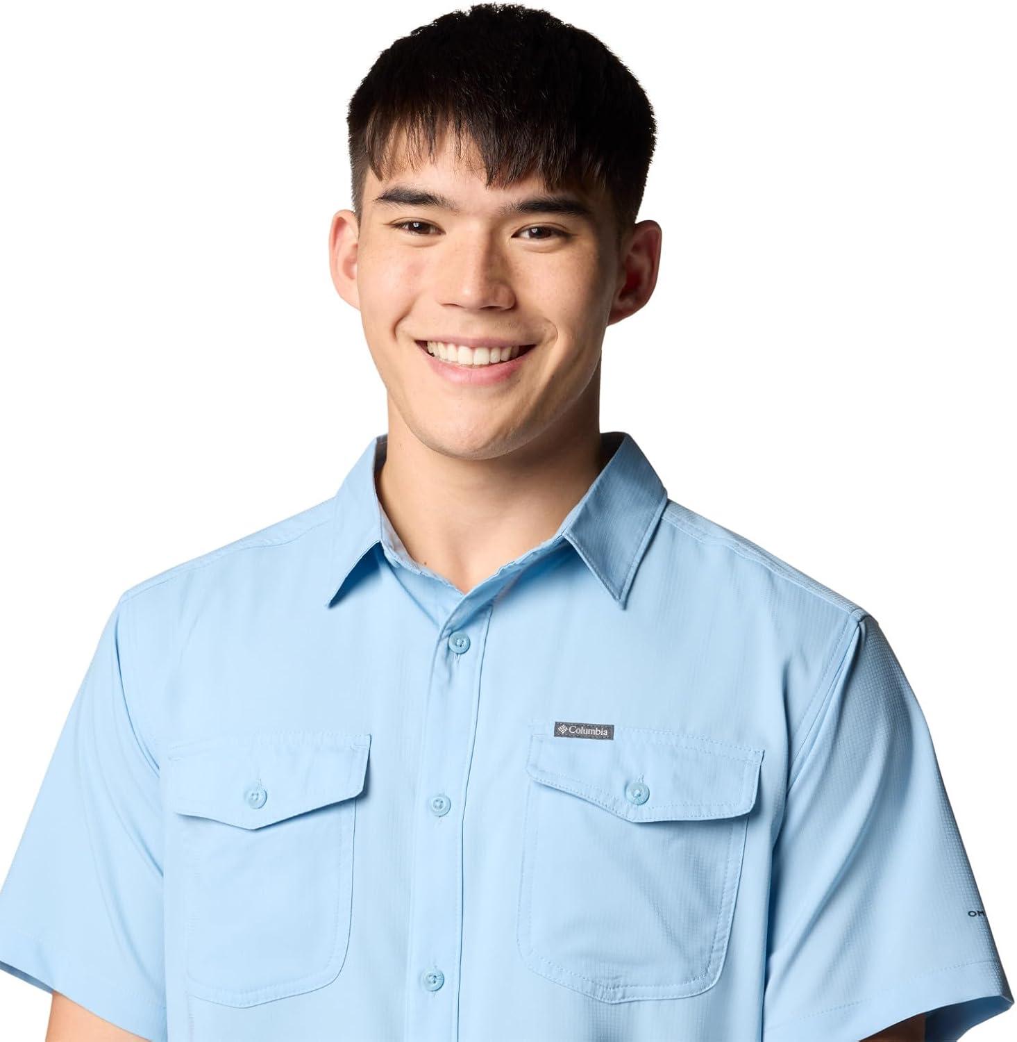 imageColumbia Mens Utilizer Ii Solid Short Sleeve ShirtRipple Blue