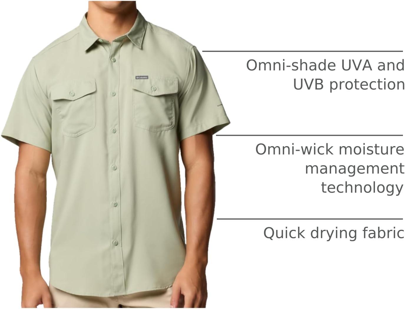 imageColumbia Mens Utilizer Ii Solid Short Sleeve ShirtSafari