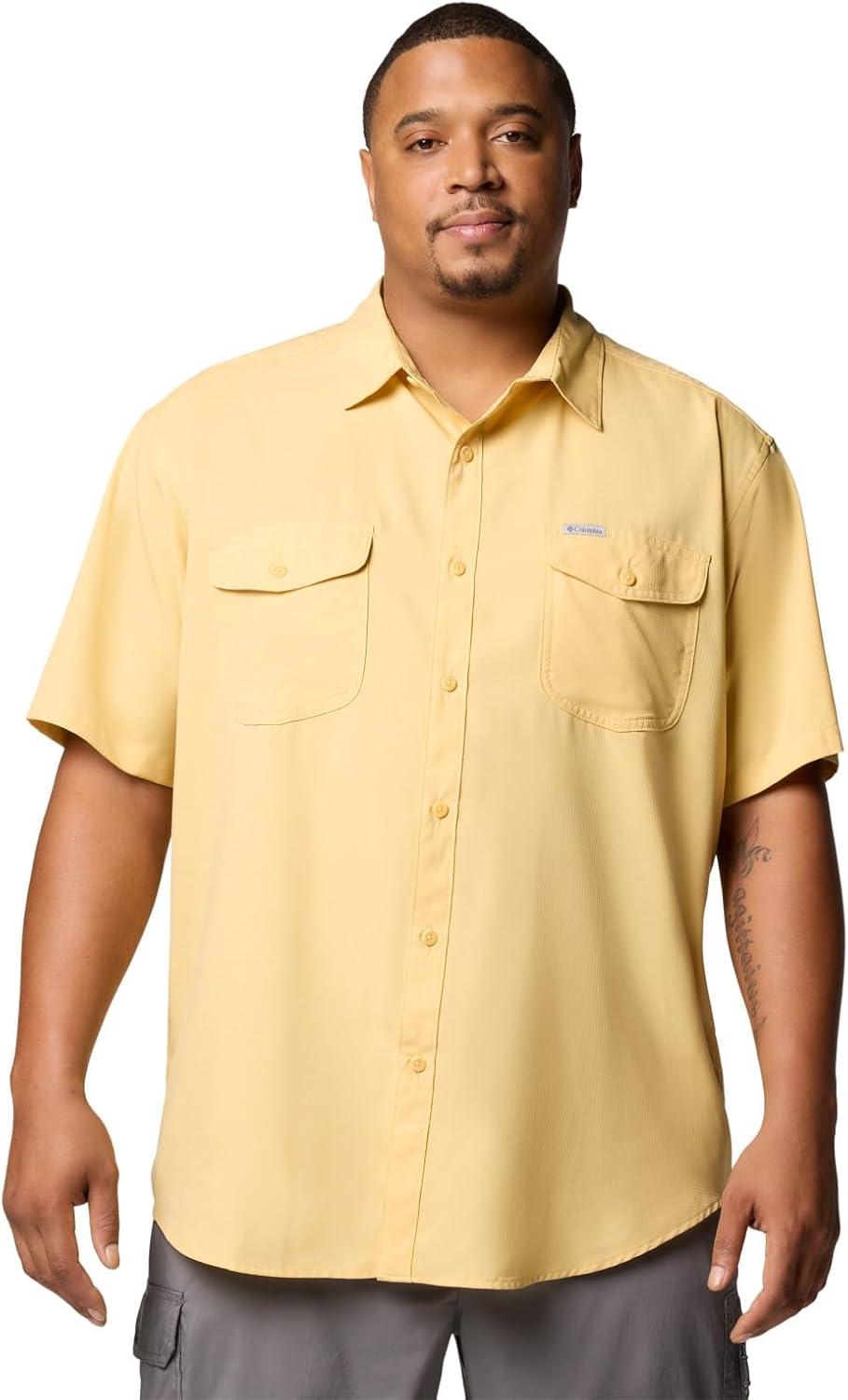 imageColumbia Mens Utilizer Ii Solid Short Sleeve ShirtSand Dune