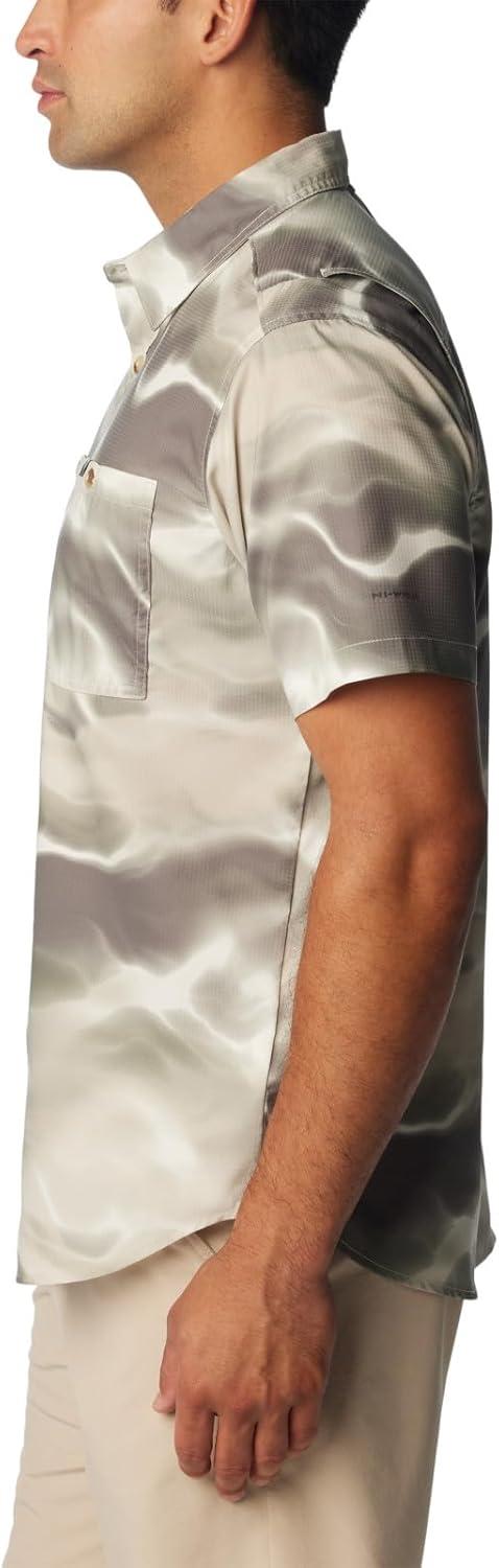 imageColumbia Mens Utilizer Printed Woven Short SleeveDark Stone Undercurrent