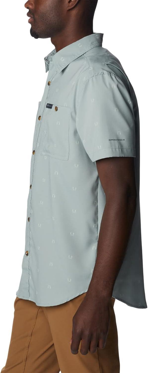imageColumbia Mens Utilizer Printed Woven Short SleeveNiagara Hammocked