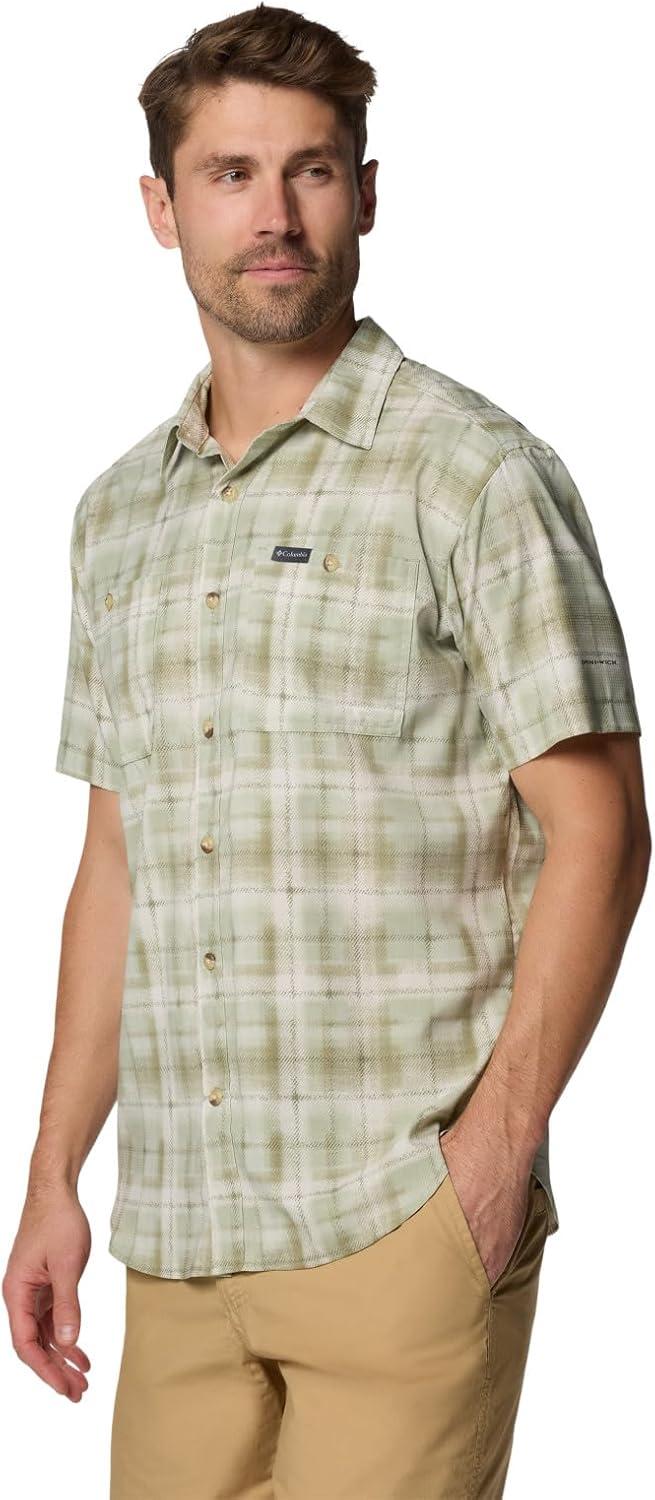 imageColumbia Mens Utilizer Printed Woven Short SleeveSafari Omblur