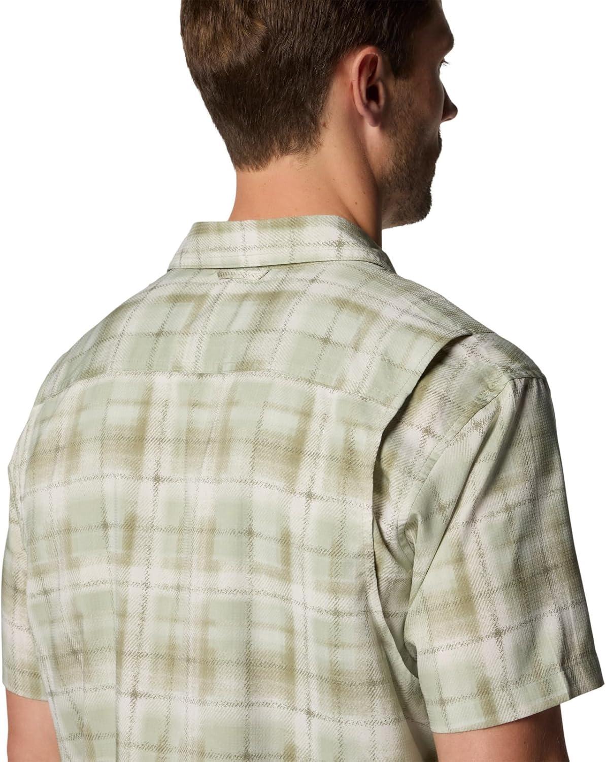 imageColumbia Mens Utilizer Printed Woven Short SleeveSafari Omblur