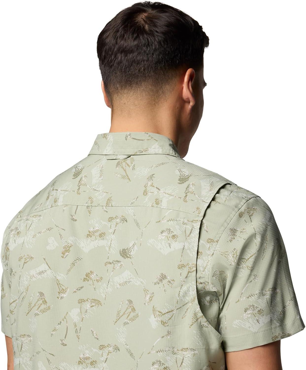 imageColumbia Mens Utilizer Printed Woven Short SleeveSafari Yarrow Mirage