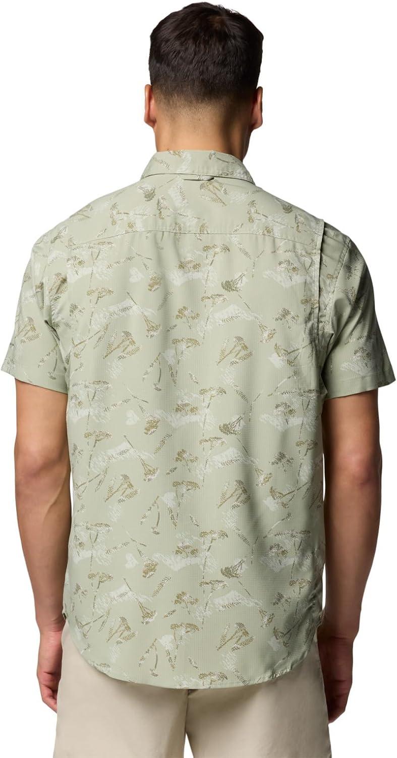 imageColumbia Mens Utilizer Printed Woven Short SleeveSafari Yarrow Mirage