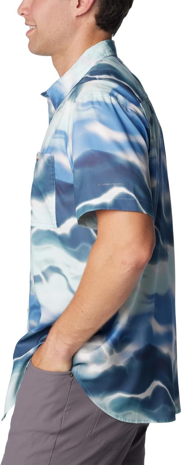 imageColumbia Mens Utilizer Printed Woven Short SleeveSkyler Undercurrent