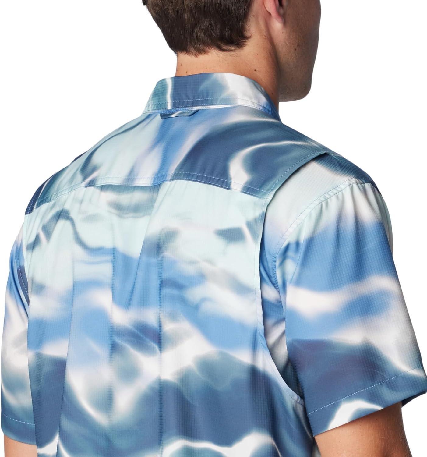 imageColumbia Mens Utilizer Printed Woven Short SleeveSkyler Undercurrent