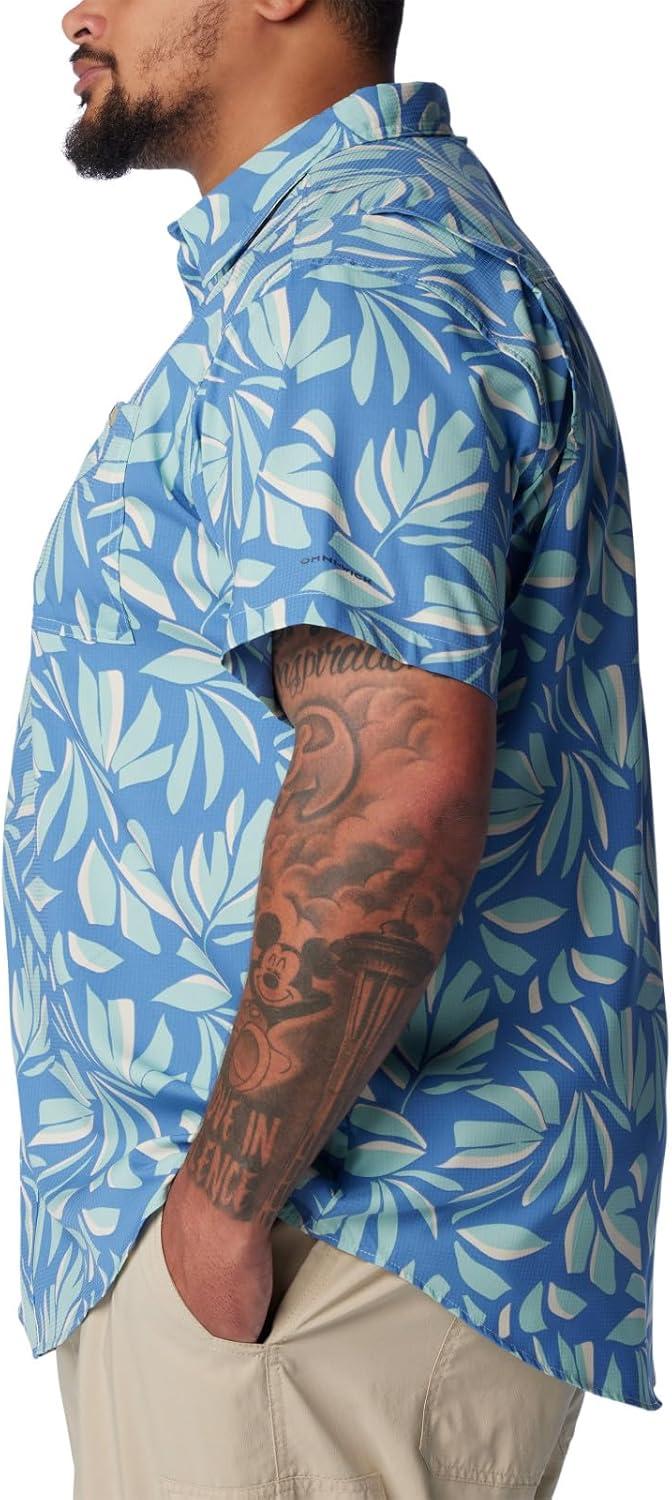 imageColumbia Mens Utilizer Printed Woven Short SleeveSpray Areca