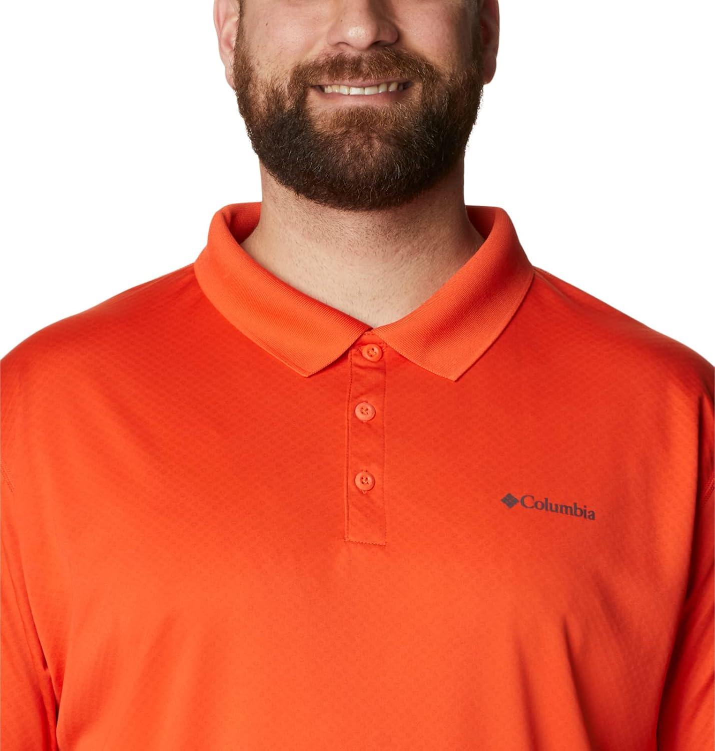 imageColumbia Mens Zero Rules Polo ShirtRed Quartz