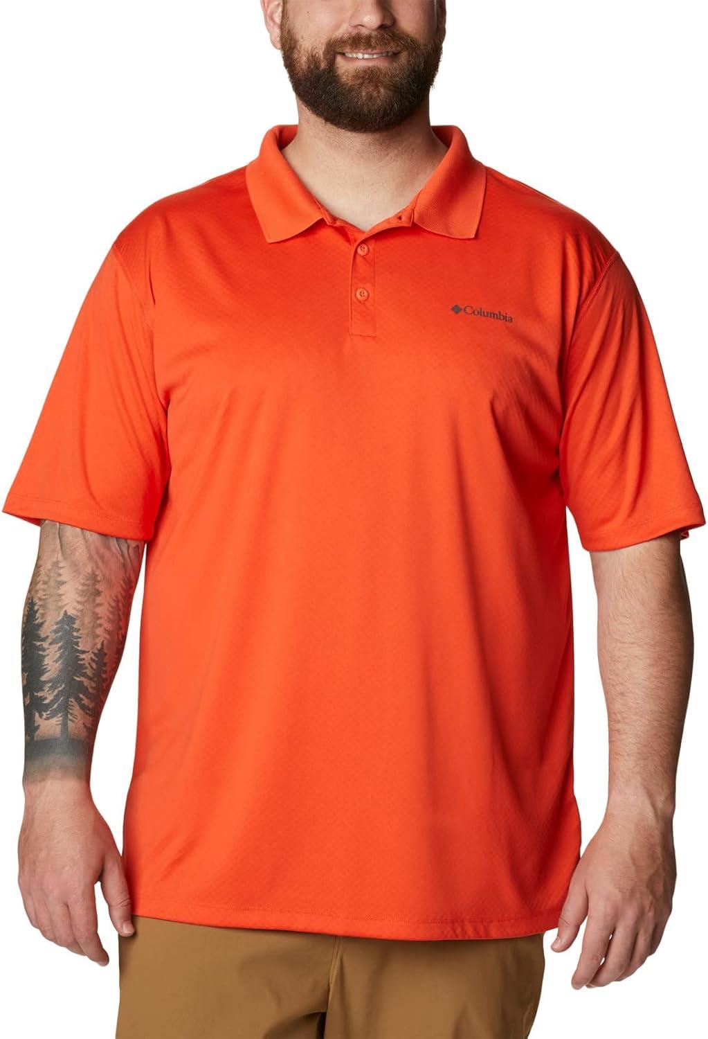 imageColumbia Mens Zero Rules Polo ShirtRed Quartz