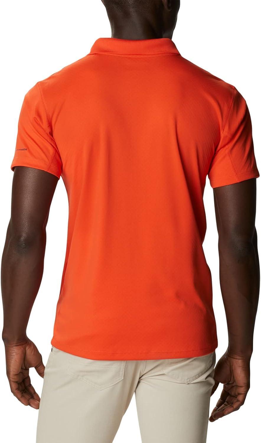 imageColumbia Mens Zero Rules Polo ShirtRed Quartz