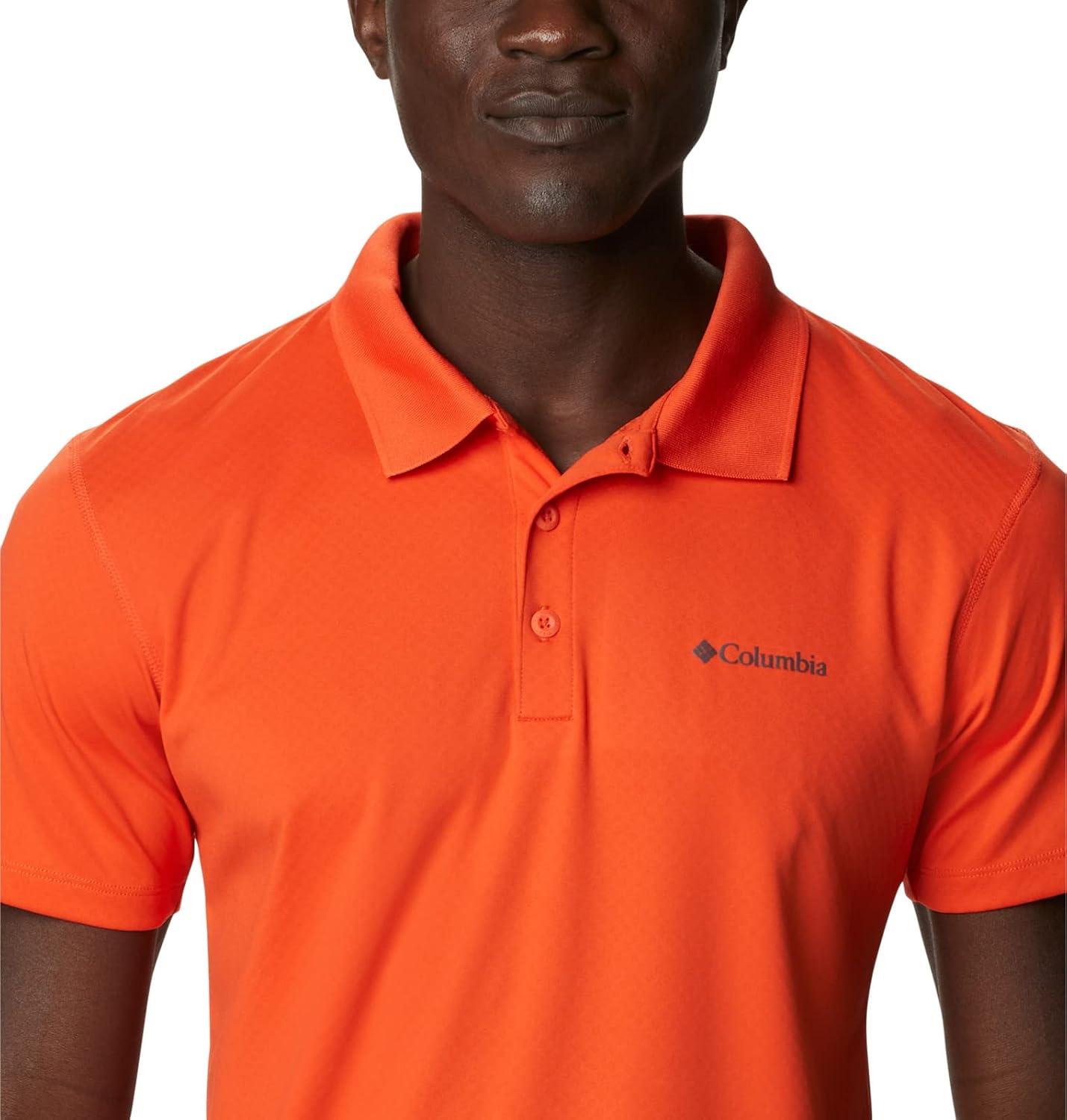 imageColumbia Mens Zero Rules Polo ShirtRed Quartz