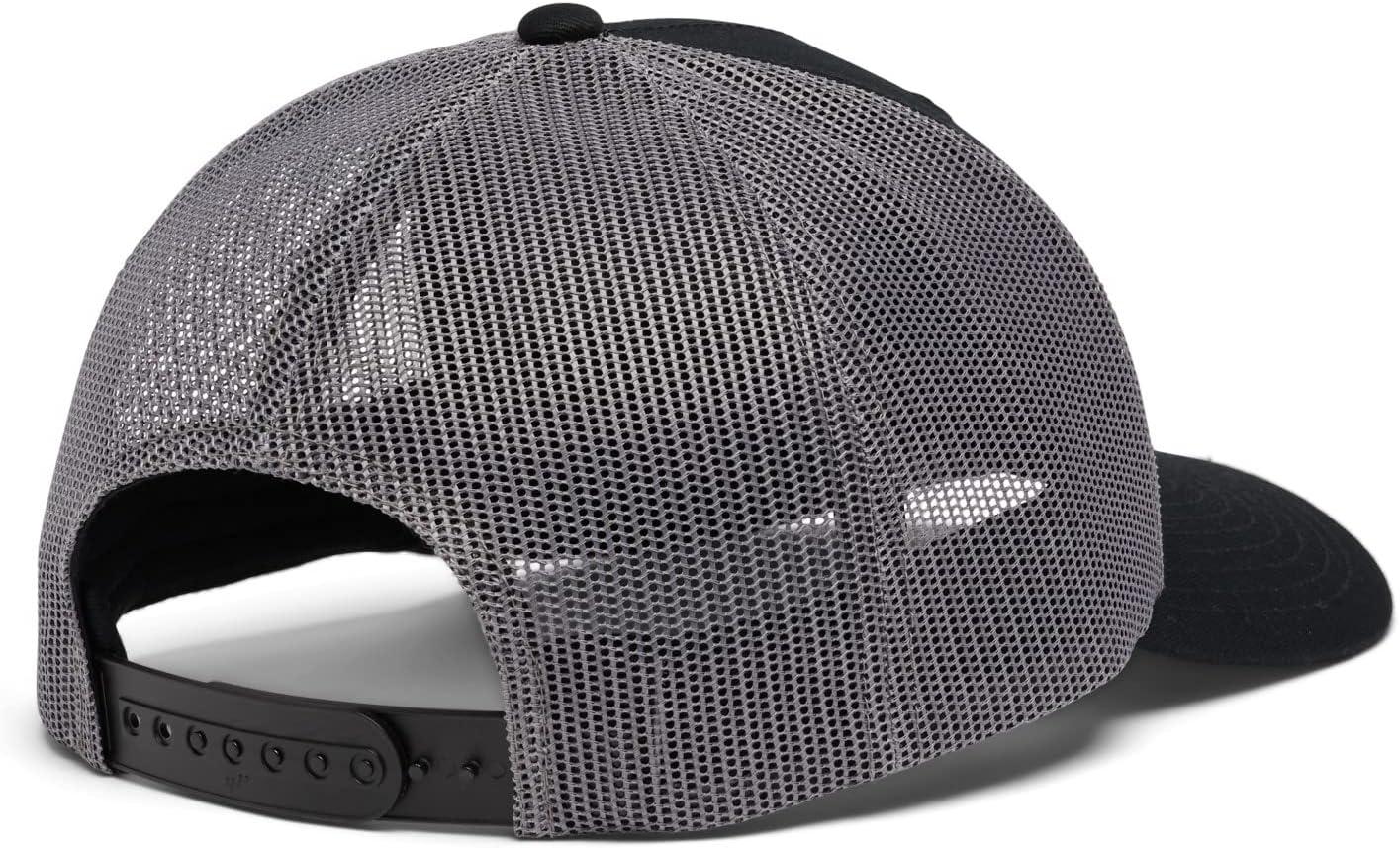 imageColumbia Unisex Adult PFG Logo Mesh Ball CapBlack Canadian Rockies