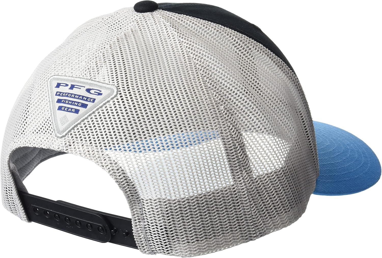 imageColumbia Unisex Adult PFG Logo Mesh Ball CapBlackCool GreyRiptide Legacy