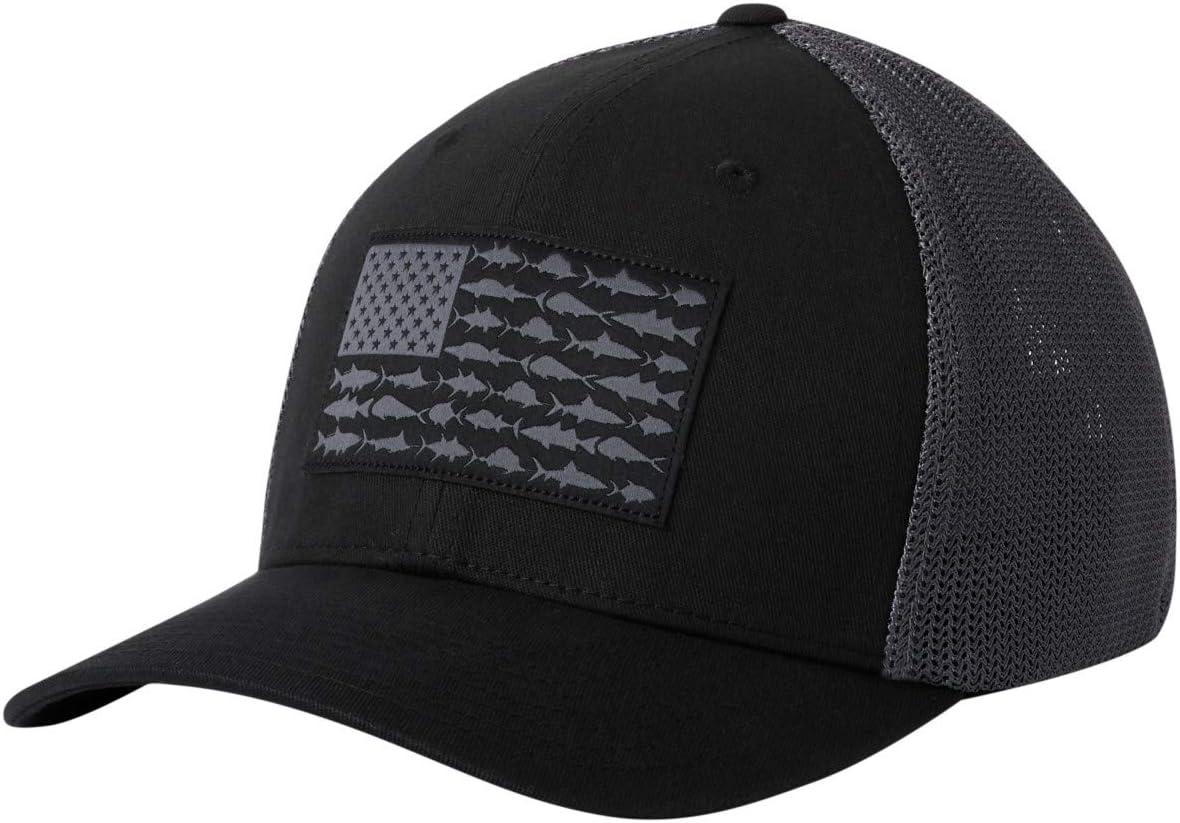 imageColumbia Unisex Adult PFG Logo Mesh Ball CapBlackGraphite