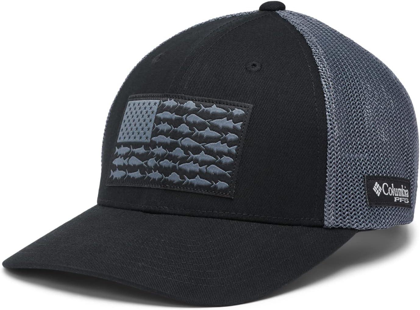 imageColumbia Unisex Adult PFG Logo Mesh Ball CapBlackGraphite