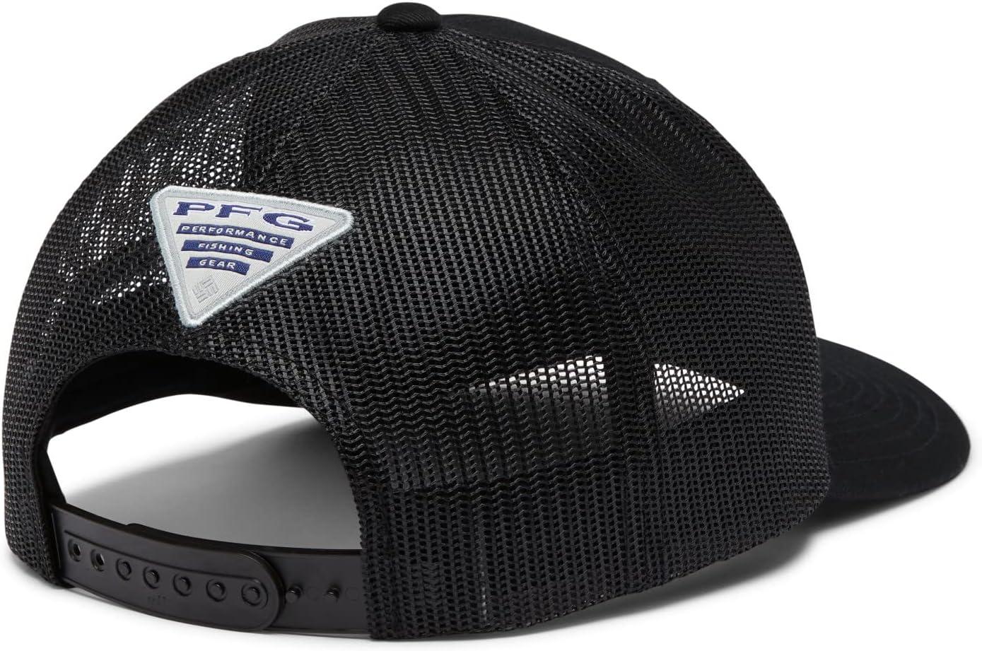 imageColumbia Unisex Adult PFG Logo Mesh Ball CapBlackHook