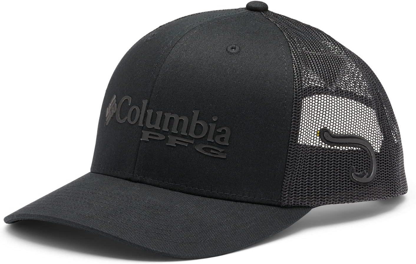 imageColumbia Unisex Adult PFG Logo Mesh Ball CapBlackHook