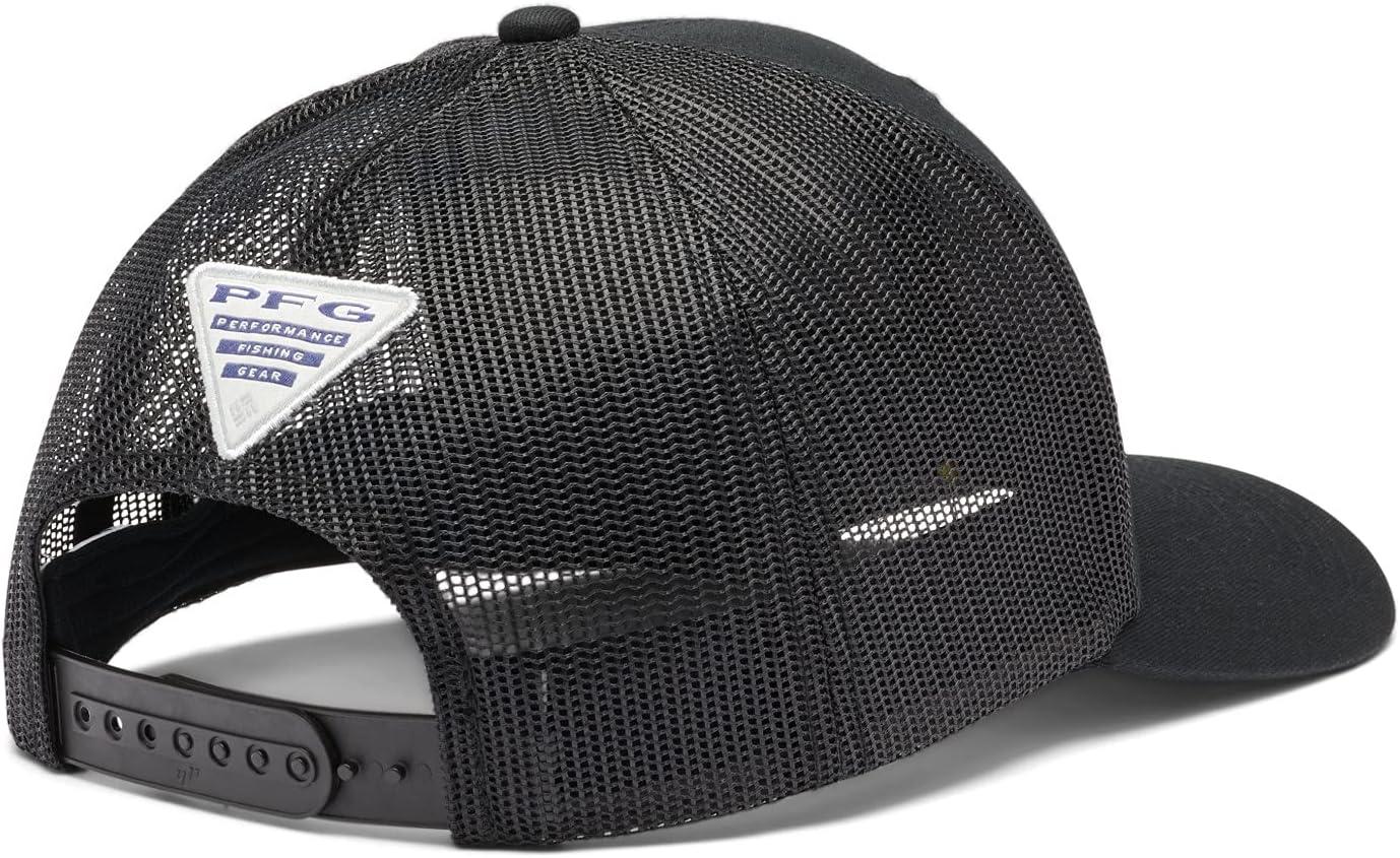 imageColumbia Unisex Adult PFG Logo Mesh Ball CapBlackHook