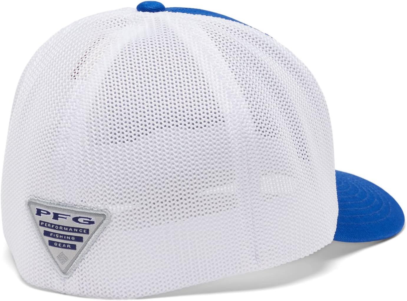 imageColumbia Unisex Adult PFG Logo Mesh Ball CapBlue MacawWhiteMarlin