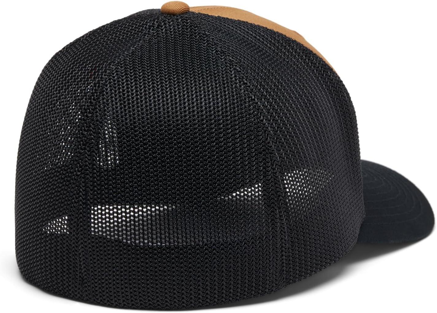 imageColumbia Unisex Adult PFG Logo Mesh Ball CapCamel BrownBlack