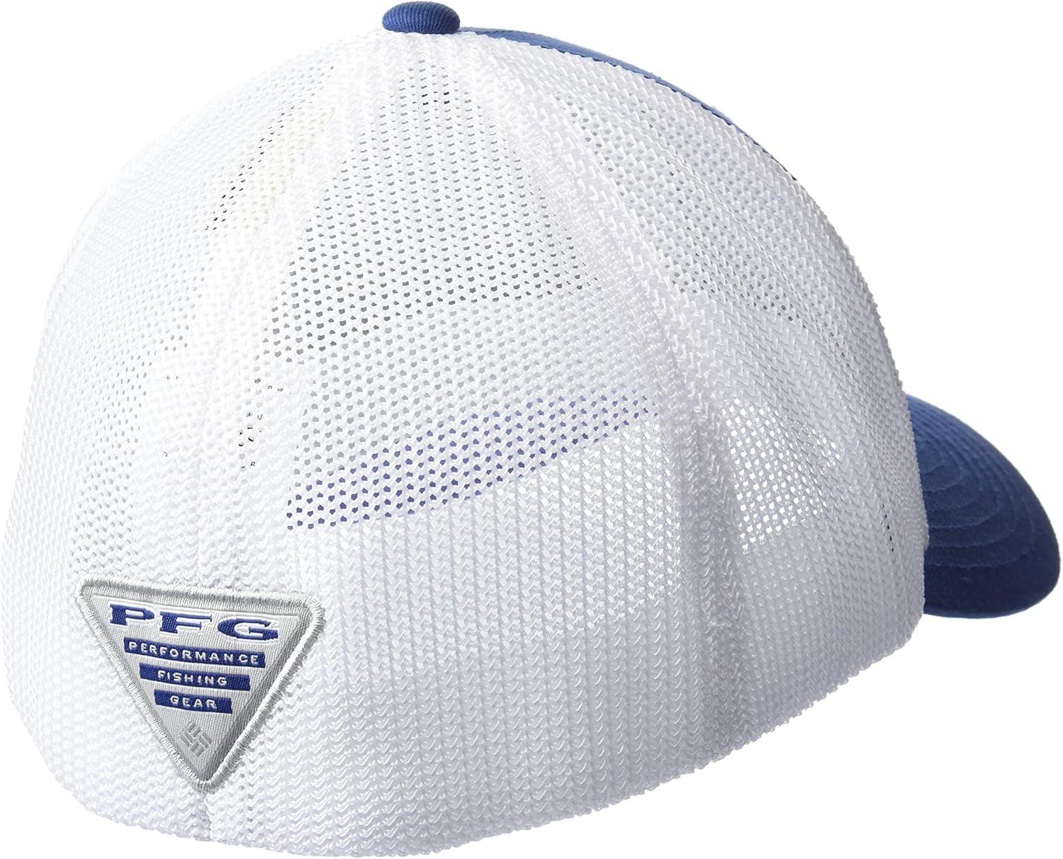 imageColumbia Unisex Adult PFG Logo Mesh Ball CapCarbonViolet Sea