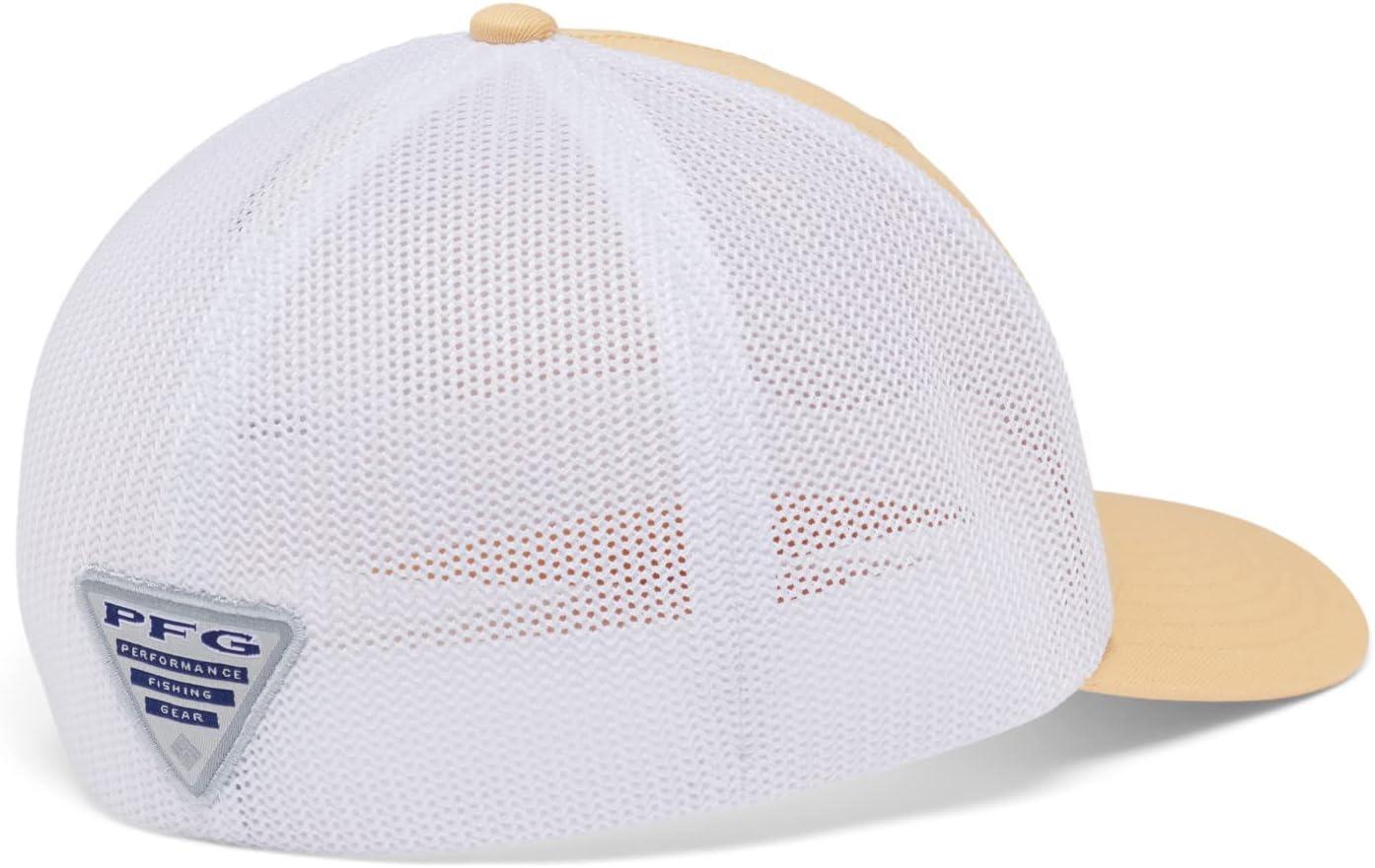 imageColumbia Unisex Adult PFG Logo Mesh Ball CapCocoa ButterInshore Slam Flag